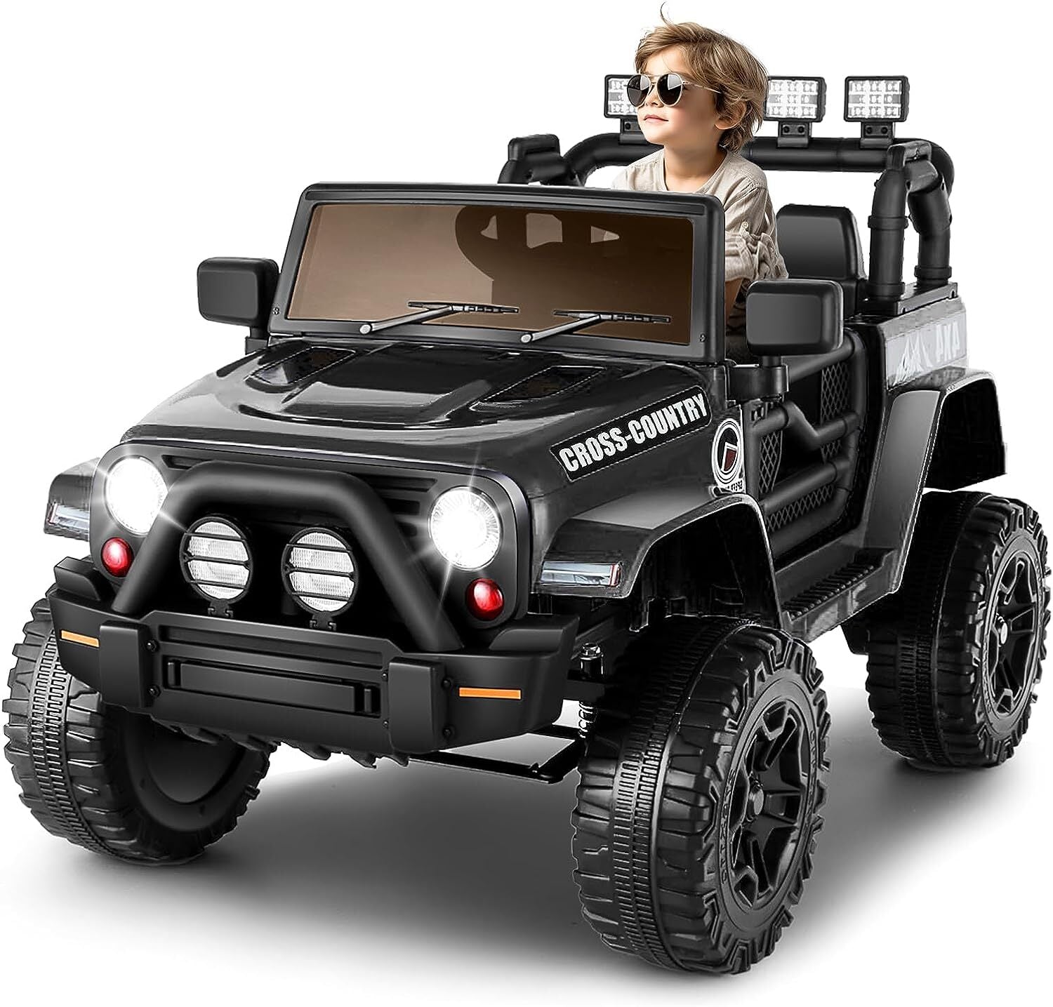 12V Electric Kids Jeep Truck Ride-On with Remote Control, Two Seats and Three Speeds Trend Times 11
