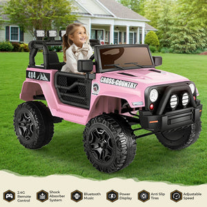 12V Electric Kids Jeep Truck Ride-On with Remote Control, Two Seats and Three Speeds Trend Times 21
