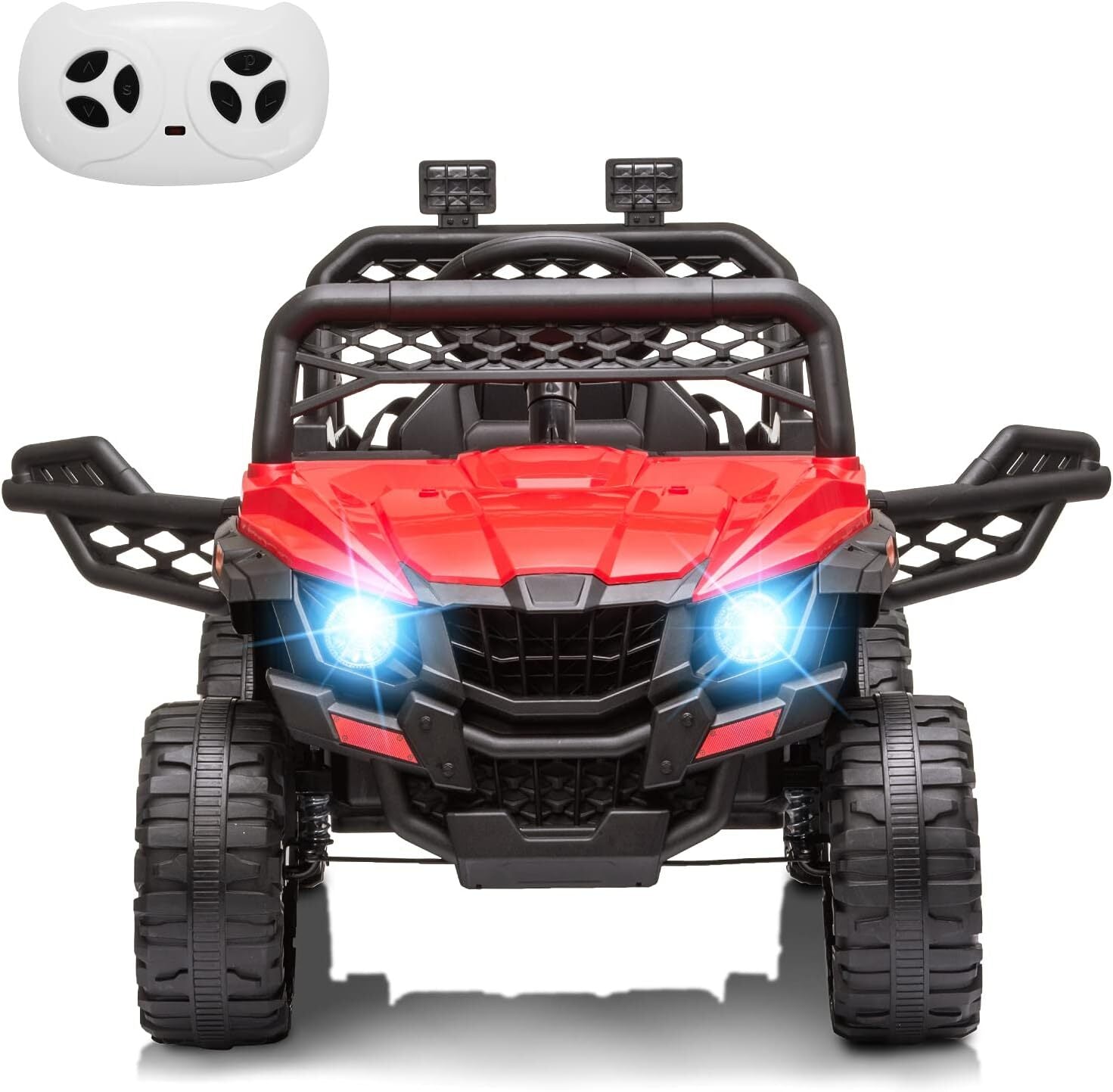 12V Electric Ride-On Truck Car Toy for Kids with Seat Belt and Remote Control Trend Times 3