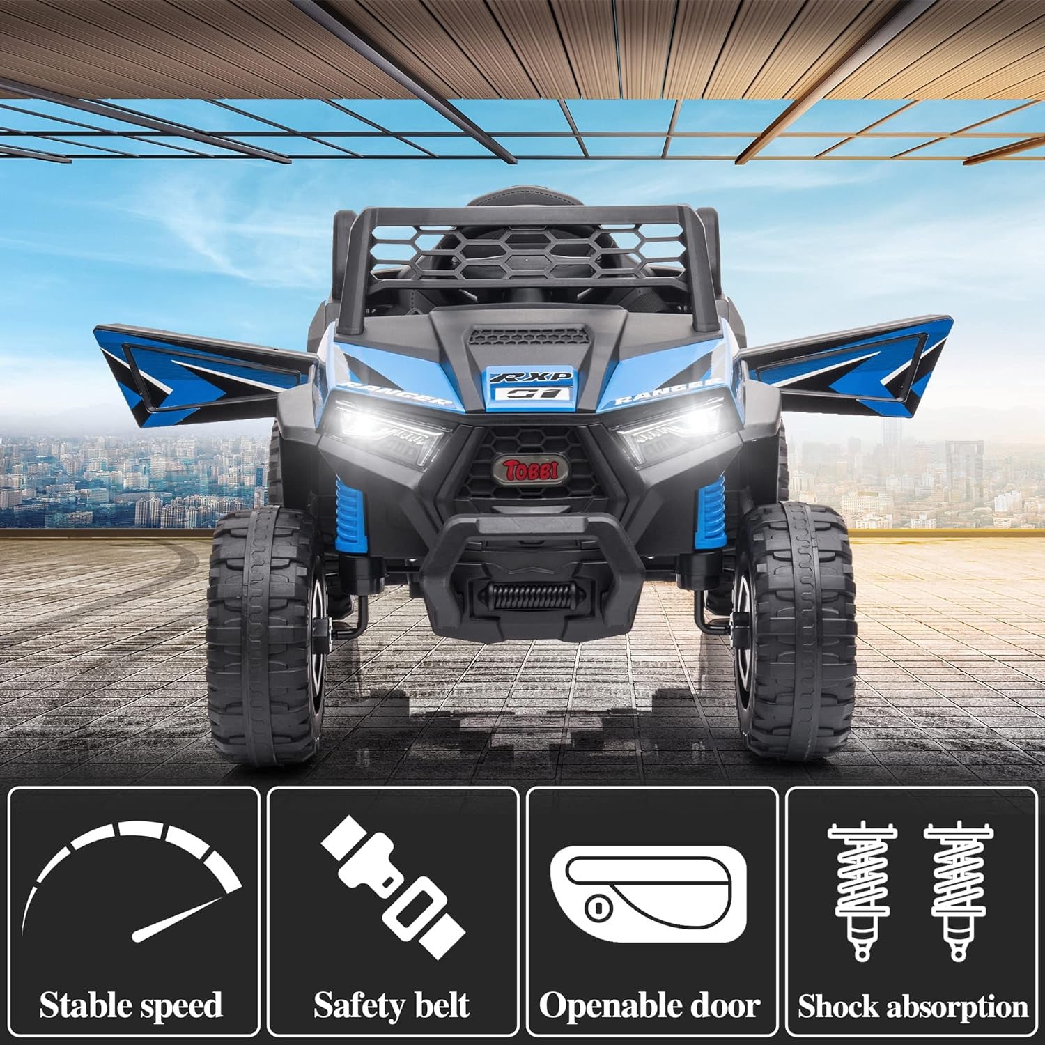 12V Electric Kids Off-Road UTV Truck with Music, Lights, and Safety Features Trend Times 3
