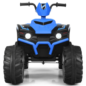 12V Electric Kids Ride-On ATV 4-Wheeler Quad with Music and LED Lights Navy Trend Times 3