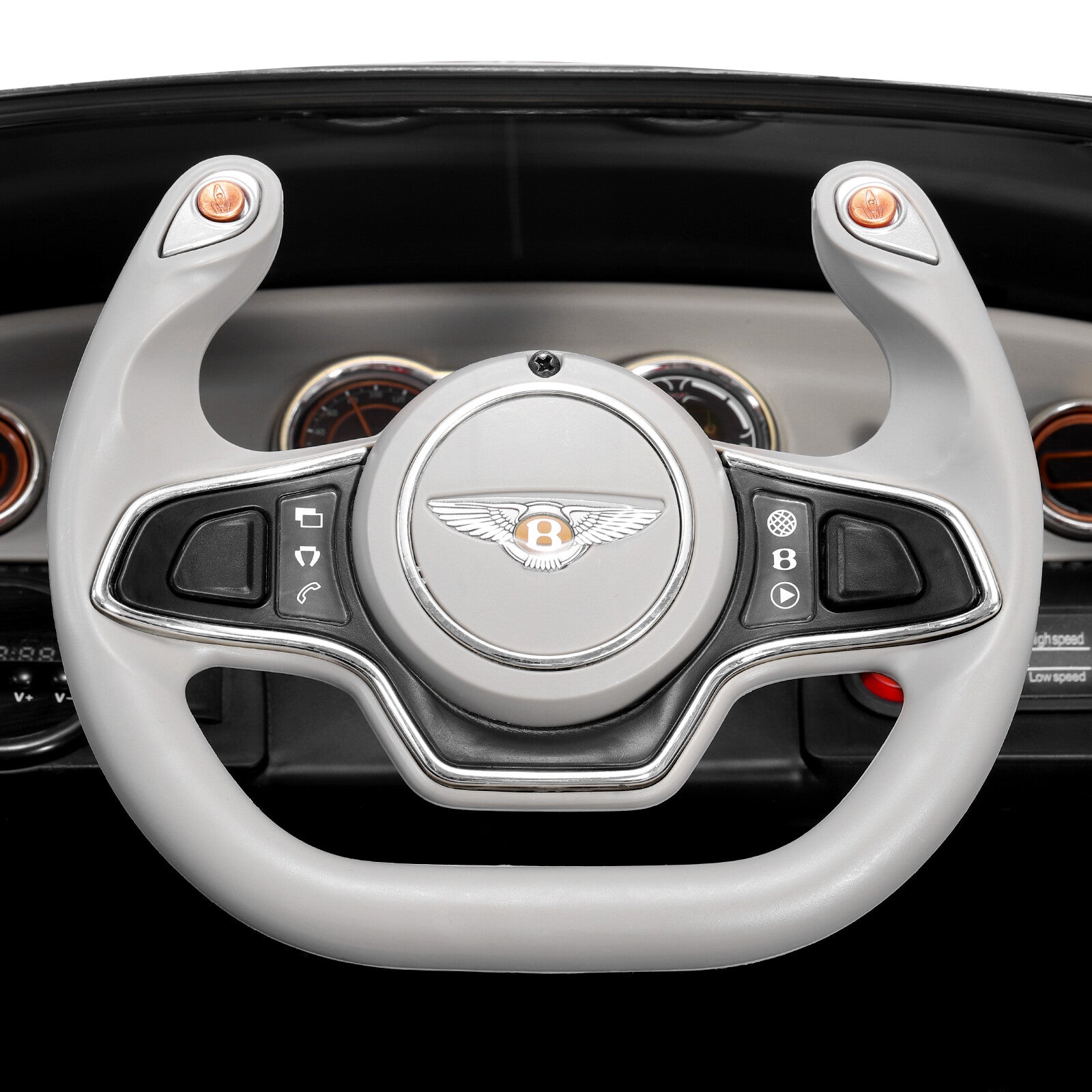 12V Licensed Bentley-Style Electric Ride-On Car for Kids with Remote Control and LED Lights Trend Times 12