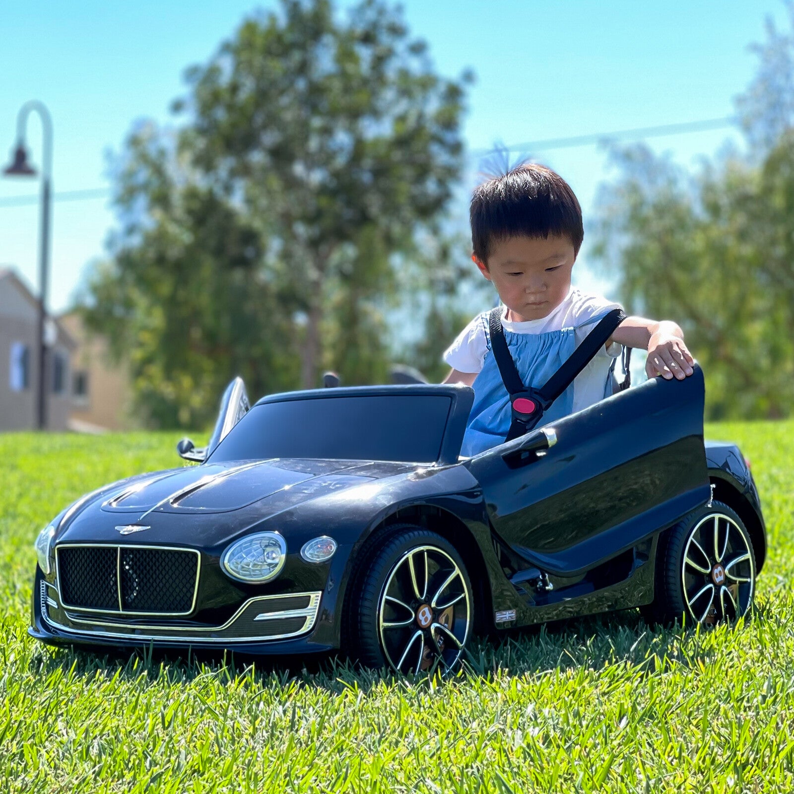 12V Licensed Bentley-Style Electric Ride-On Car for Kids with Remote Control and LED Lights Trend Times 16