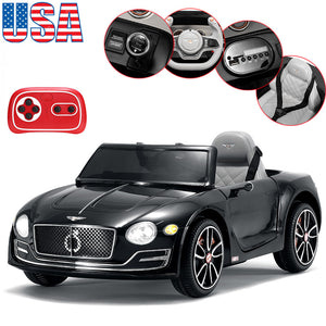 12V Licensed Bentley-Style Electric Ride-On Car for Kids with Remote Control and LED Lights Trend Times Variant 0
