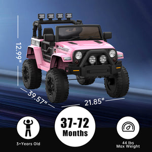 12V Electric Off-Road 4-Wheel Kids Ride-On Car with Remote Control and LED Lights Trend Times 5