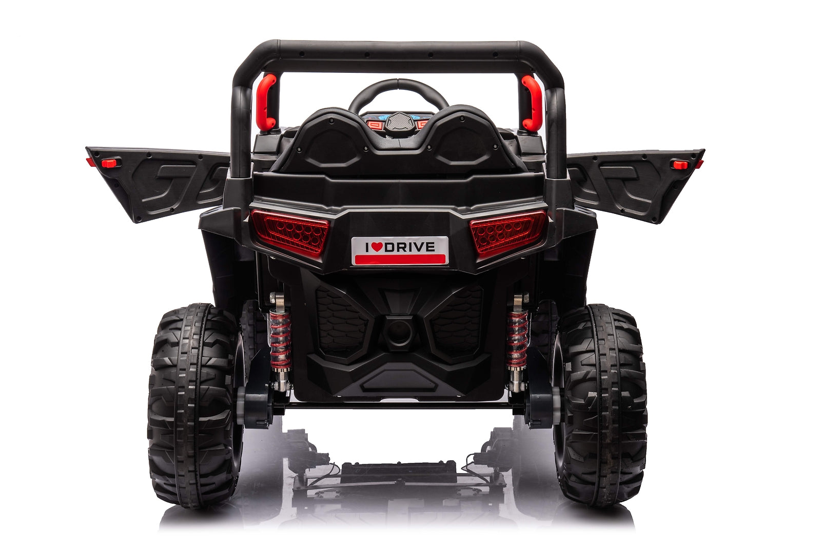12V Electric Kids Ride-On Off-Road UTV Toy Car with 4 Wheels, Seat Belt, Leather Seat, and Remote Control Trend Times 12