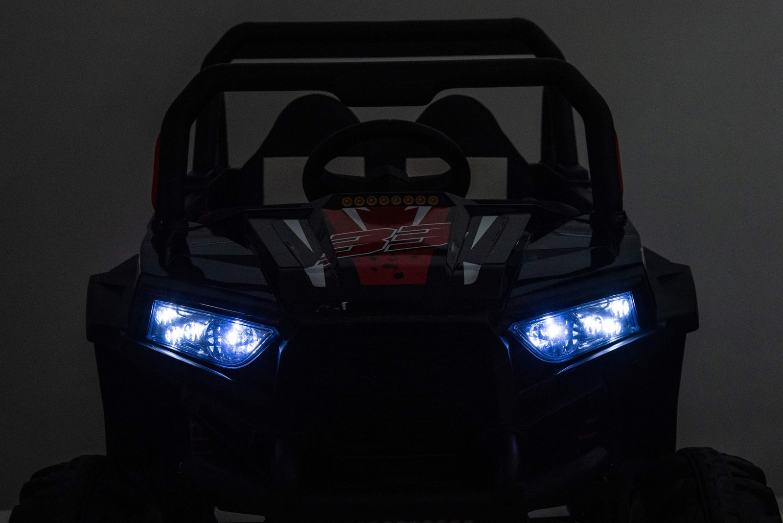 12V Electric Kids Ride-On Off-Road UTV Toy Car with 4 Wheels, Seat Belt, Leather Seat, and Remote Control Trend Times 24