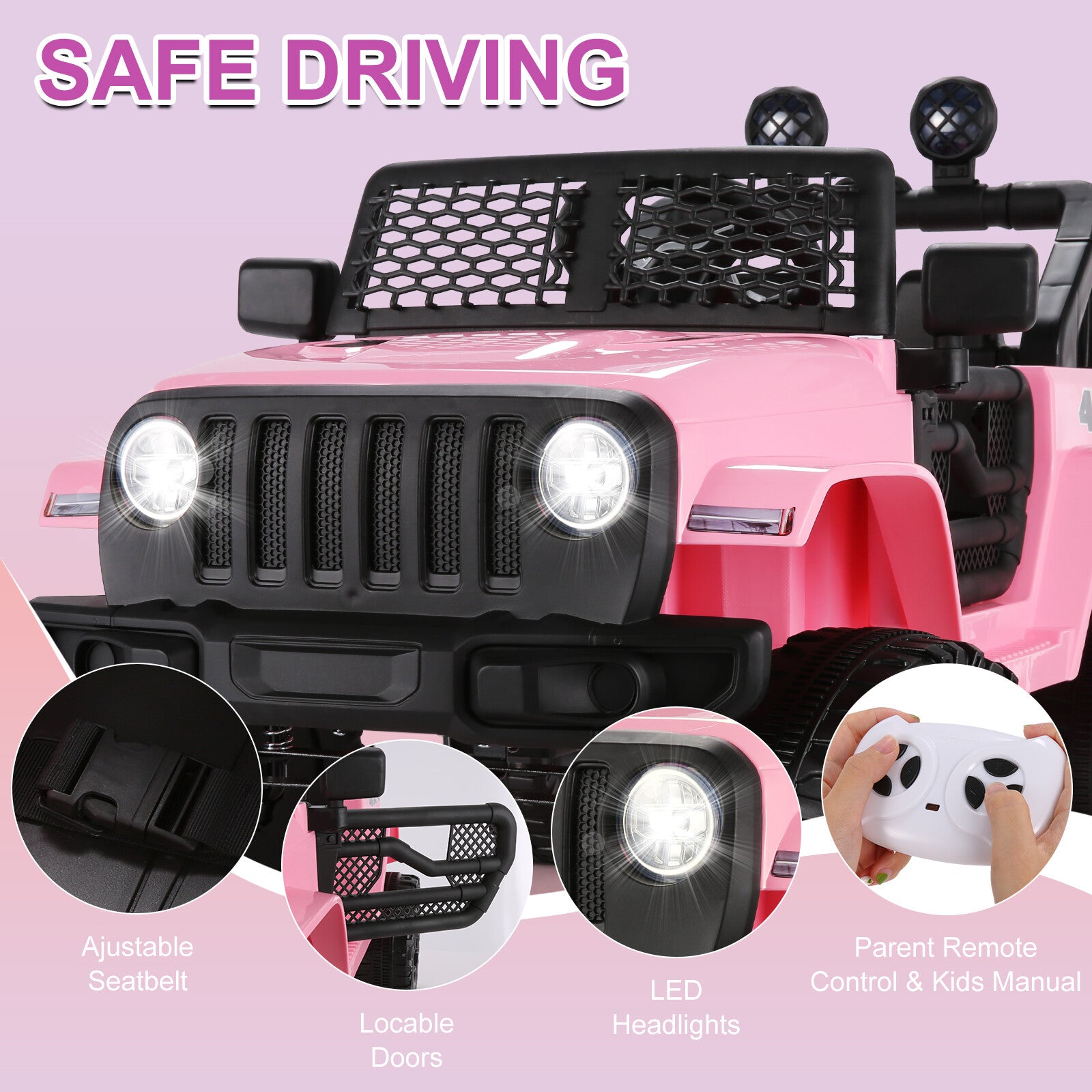12V Electric Battery-Powered Kids Ride-On Truck with Remote Control and MP3 Player Trend Times 17