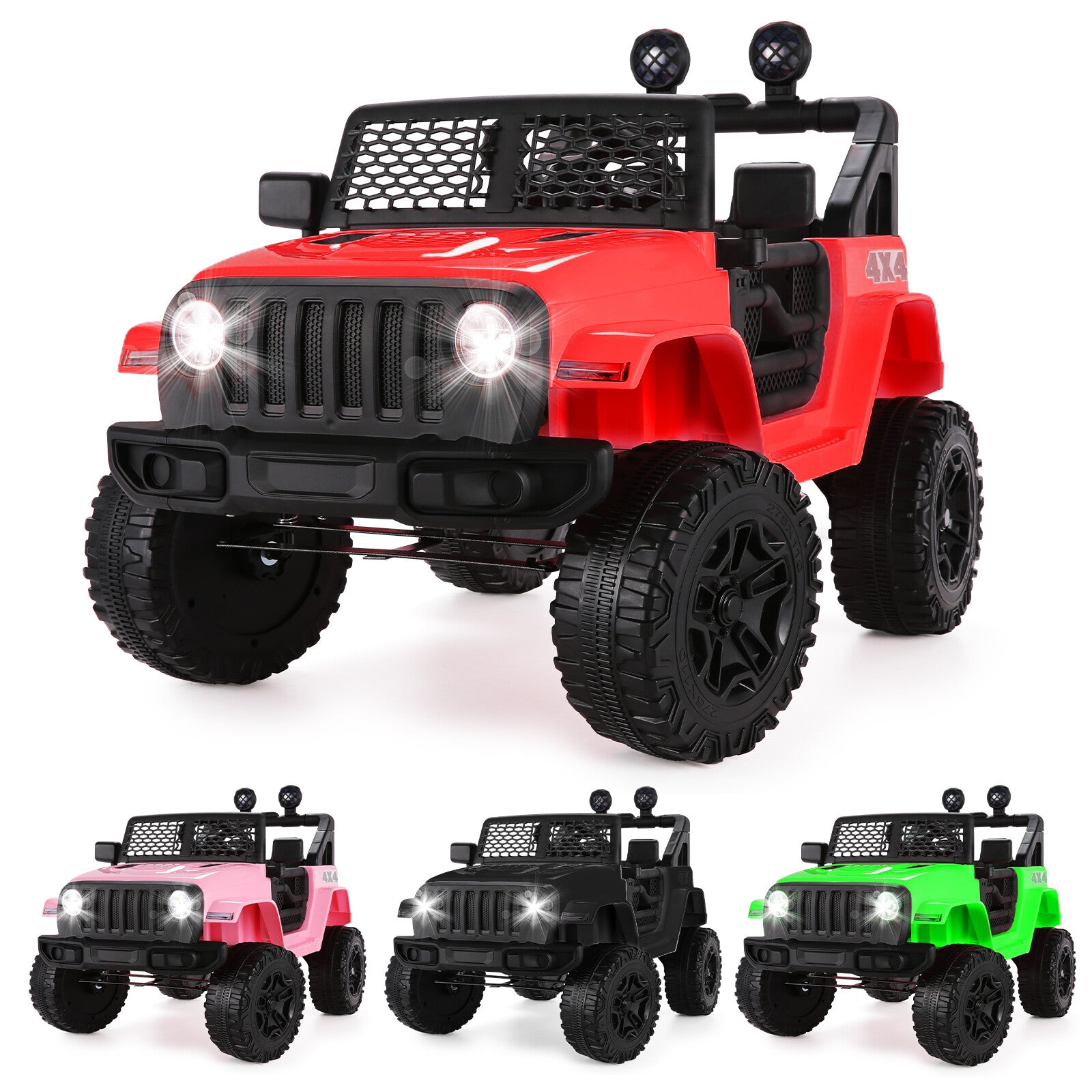 12V Electric Battery-Powered Kids Ride-On Truck with Remote Control and MP3 Player Trend Times 8