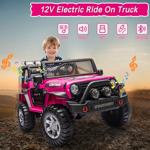 12V Electric Kids 2-Seater Ride-On Jeep Truck Vehicle with Remote Control Trend Times Variant 0