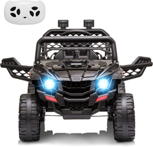 12V Electric Kids Ride-On Truck Toy with 3 Speeds, MP3, LED Lights, and Parent Remote Control Trend Times 14