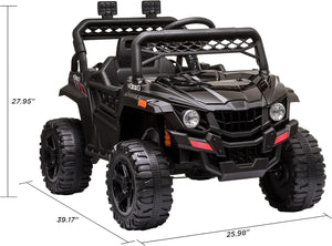 12V Electric Kids Ride-On Truck Toy with 3 Speeds, MP3, LED Lights, and Parent Remote Control Trend Times 15