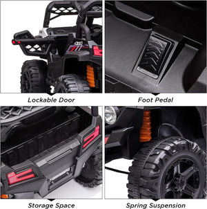12V Electric Kids Ride-On Truck Toy with 3 Speeds, MP3, LED Lights, and Parent Remote Control Trend Times 3