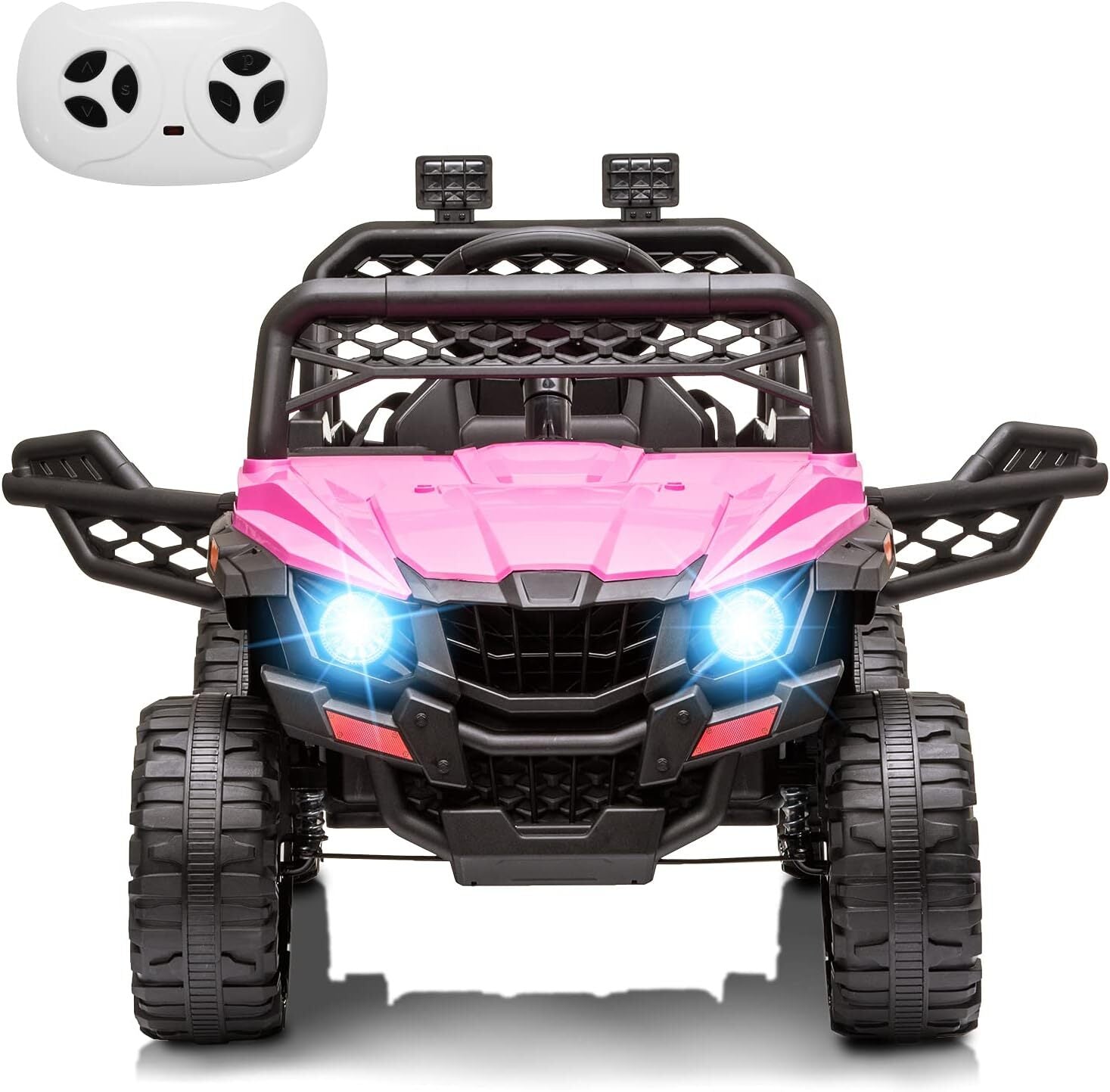 12V Electric Kids Ride-On Truck Toy with 3 Speeds, MP3, LED Lights, and Parent Remote Control Trend Times 8