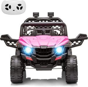 12V Electric Kids Ride-On Truck Toy with 3 Speeds, MP3, LED Lights, and Parent Remote Control Trend Times 8