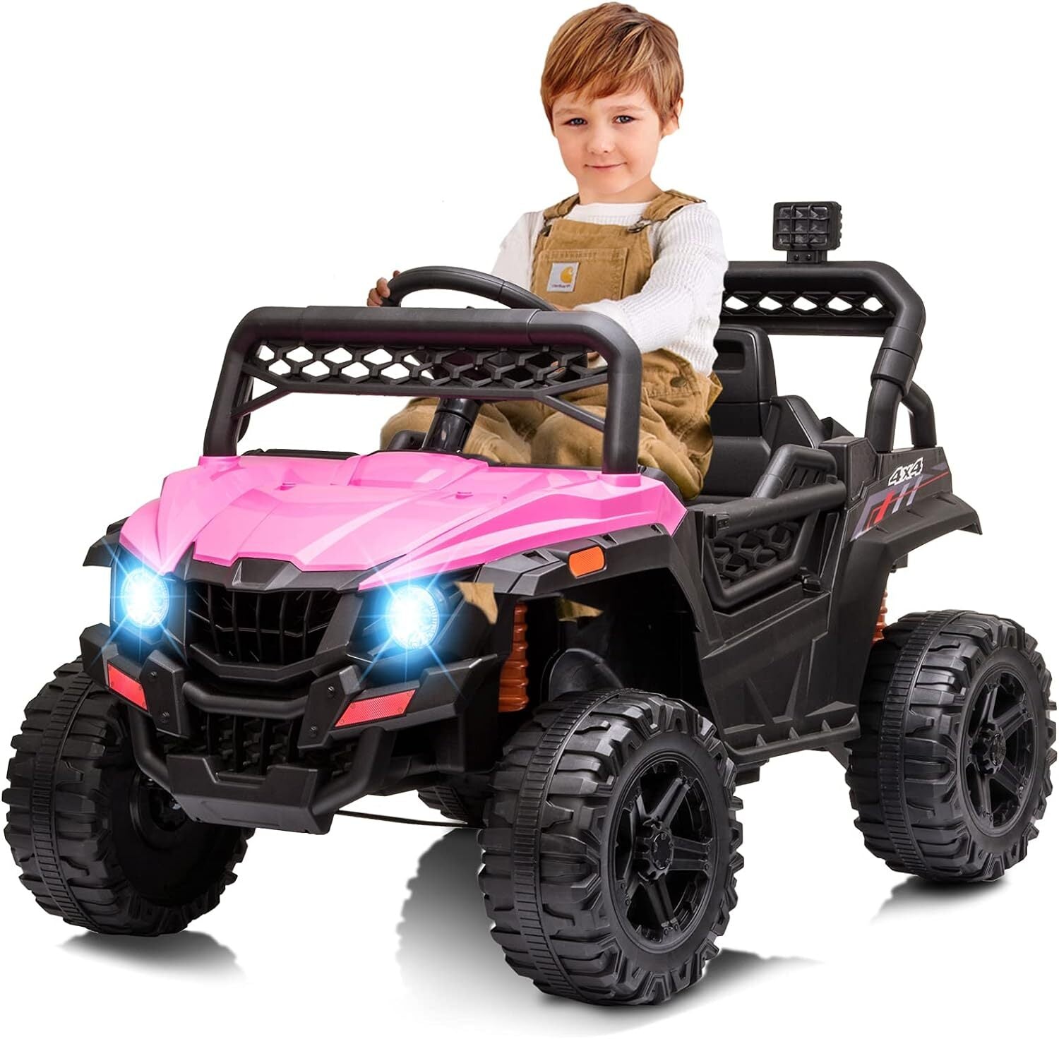 12V Electric Kids Ride-On Truck Toy with 3 Speeds, MP3, LED Lights, and Parent Remote Control Trend Times 9