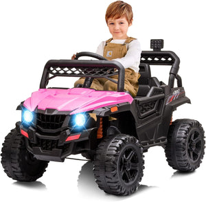 12V Electric Kids Ride-On Truck Toy with 3 Speeds, MP3, LED Lights, and Parent Remote Control Trend Times 9