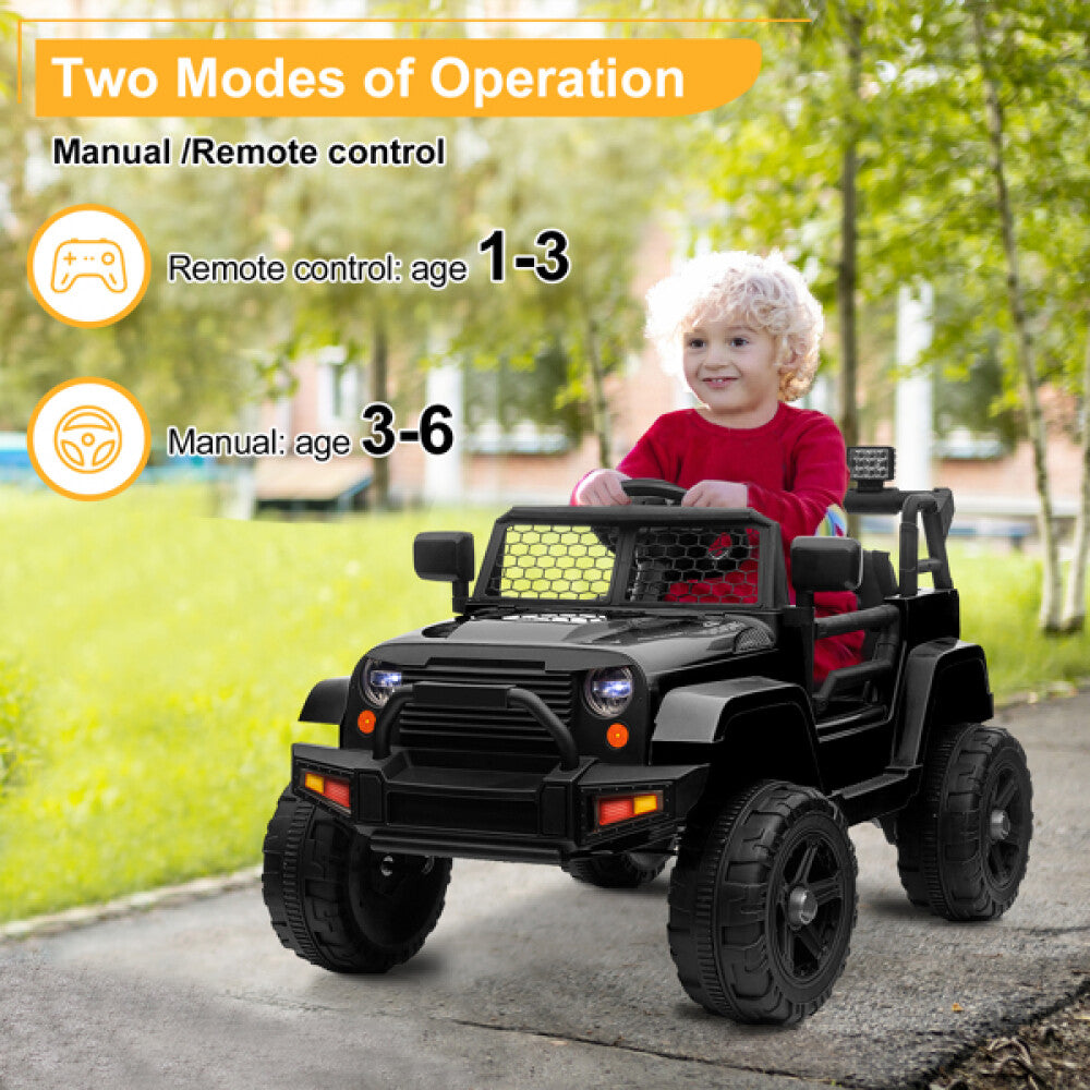 12V Electric Dual-Drive Remote Control Ride-On Truck for Kids Ages 3-5 Trend Times 7