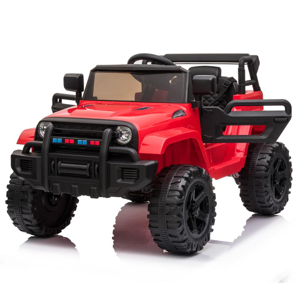 12V Electric Kids Ride-On SUV Truck with 3 Speeds, MP3, LED Lights, and Remote Control Trend Times 0