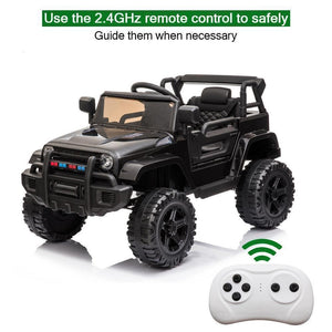 12V Electric Kids Ride-On SUV Truck with 3 Speeds, MP3, LED Lights, and Remote Control Trend Times 2