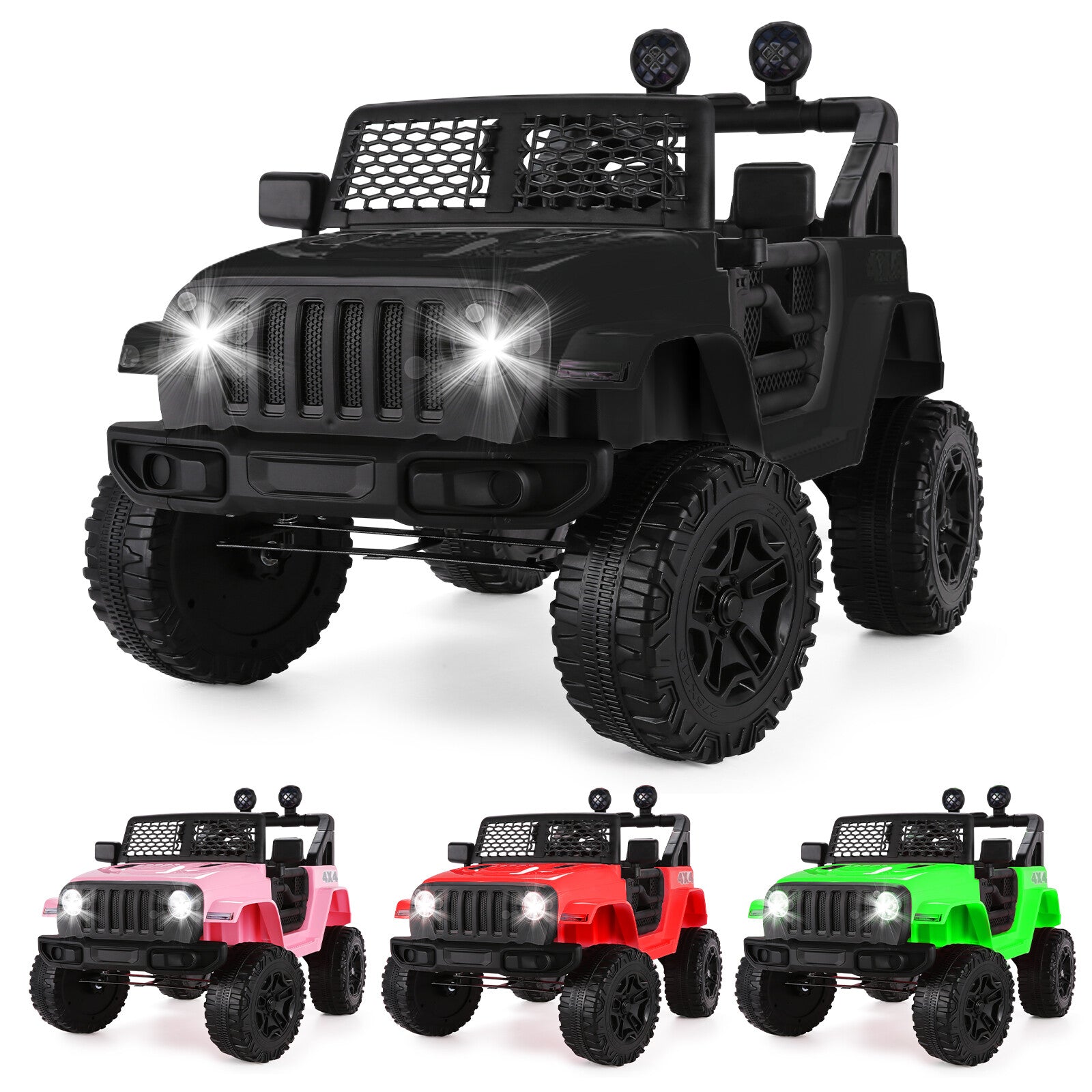 12V Electric Kids Ride-On Truck with Remote Control, MP3 Music, and Lights Trend Times 12