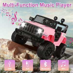 12V Electric Kids Ride-On Truck with Remote Control, Music, and Lights Trend Times 24