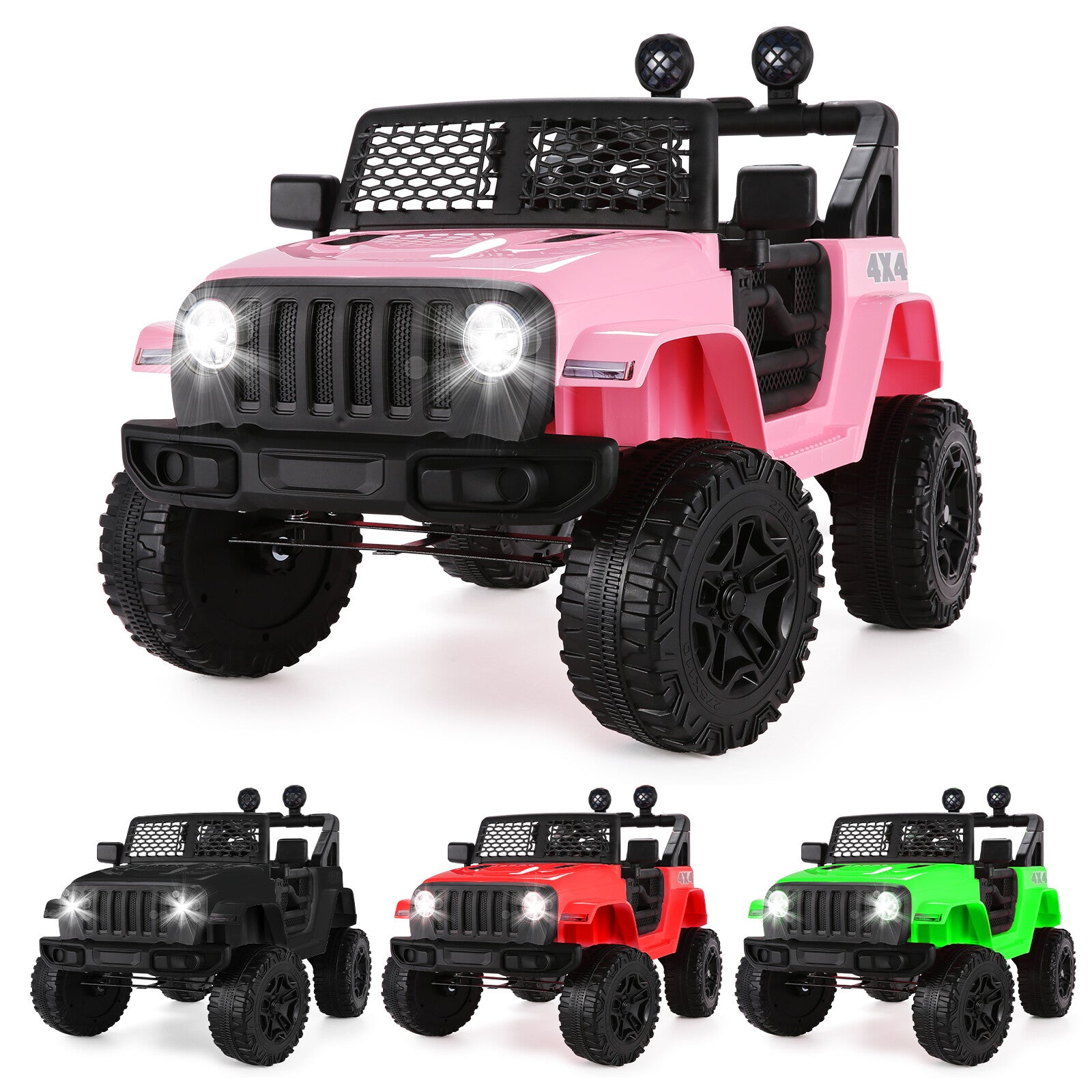 12V Electric Kids Ride-On Truck with Remote Control, Music, and Lights Trend Times 8