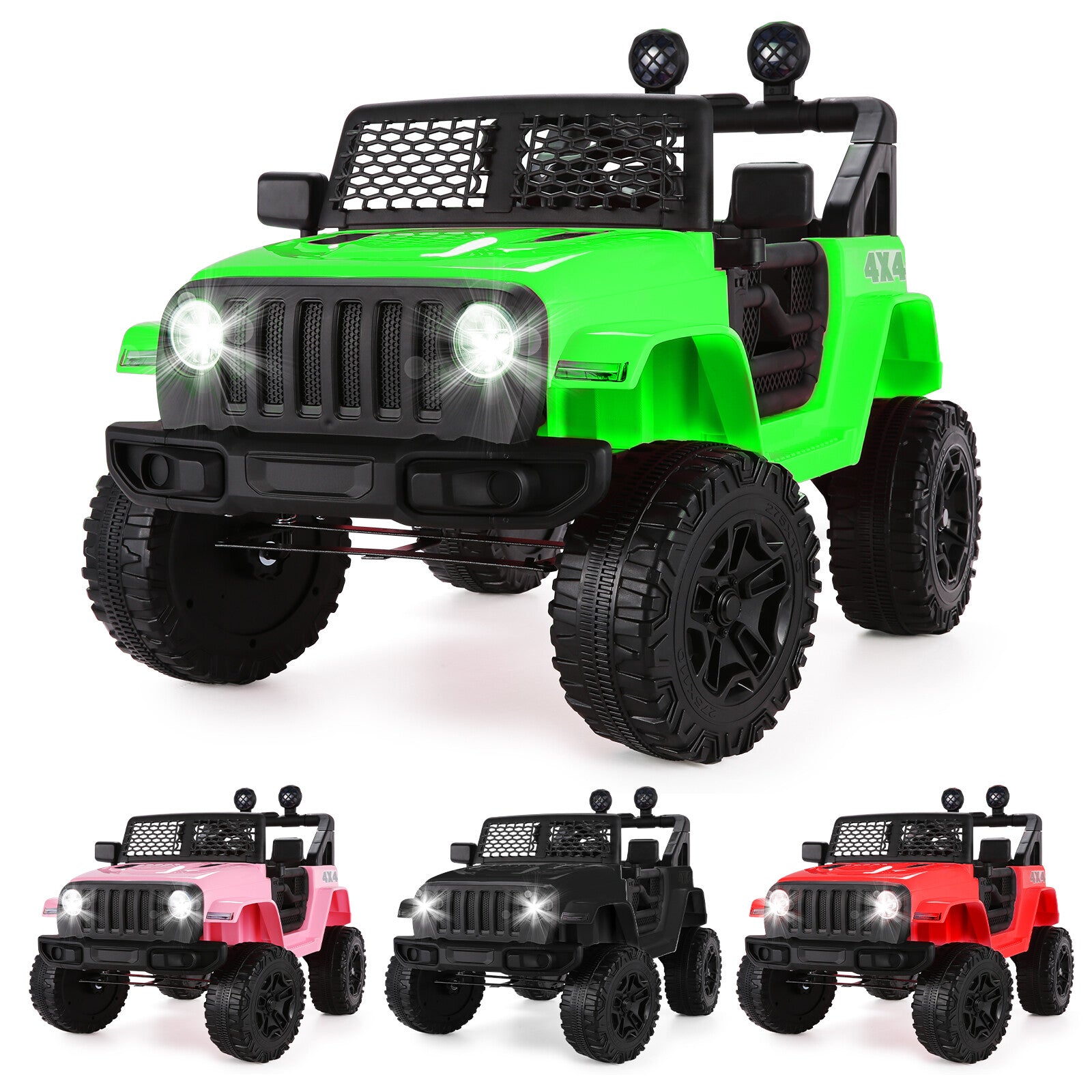 12V Electric Kids Ride-On Truck with Remote Control, Music, and Lights Trend Times 9
