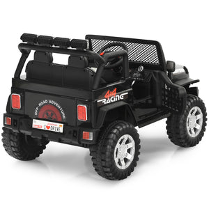 12V Electric Kids Ride-On Truck with MP3, Horn, and 2.4G Remote Control - Black Trend Times 9