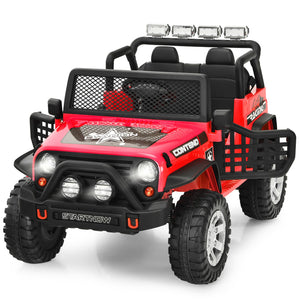 12V Electric Kids Ride-On Truck with MP3, Horn, and 2.4G Remote Control in Red Trend Times Variant 0