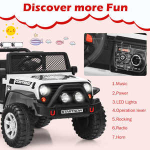 12V Electric Kids Ride-On Truck with MP3, Horn, and 2.4G Remote Control Trend Times 3
