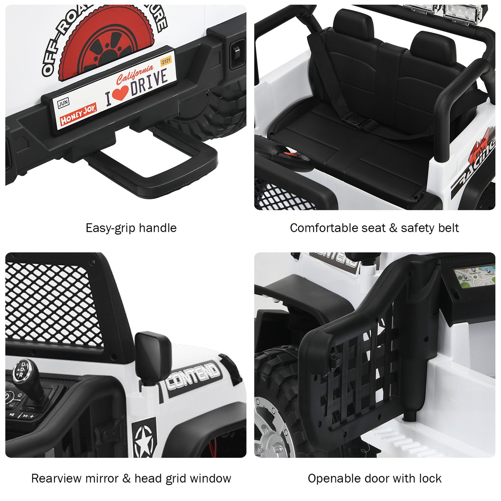 12V Electric Kids Ride-On Truck with MP3, Horn, and 2.4G Remote Control Trend Times 6