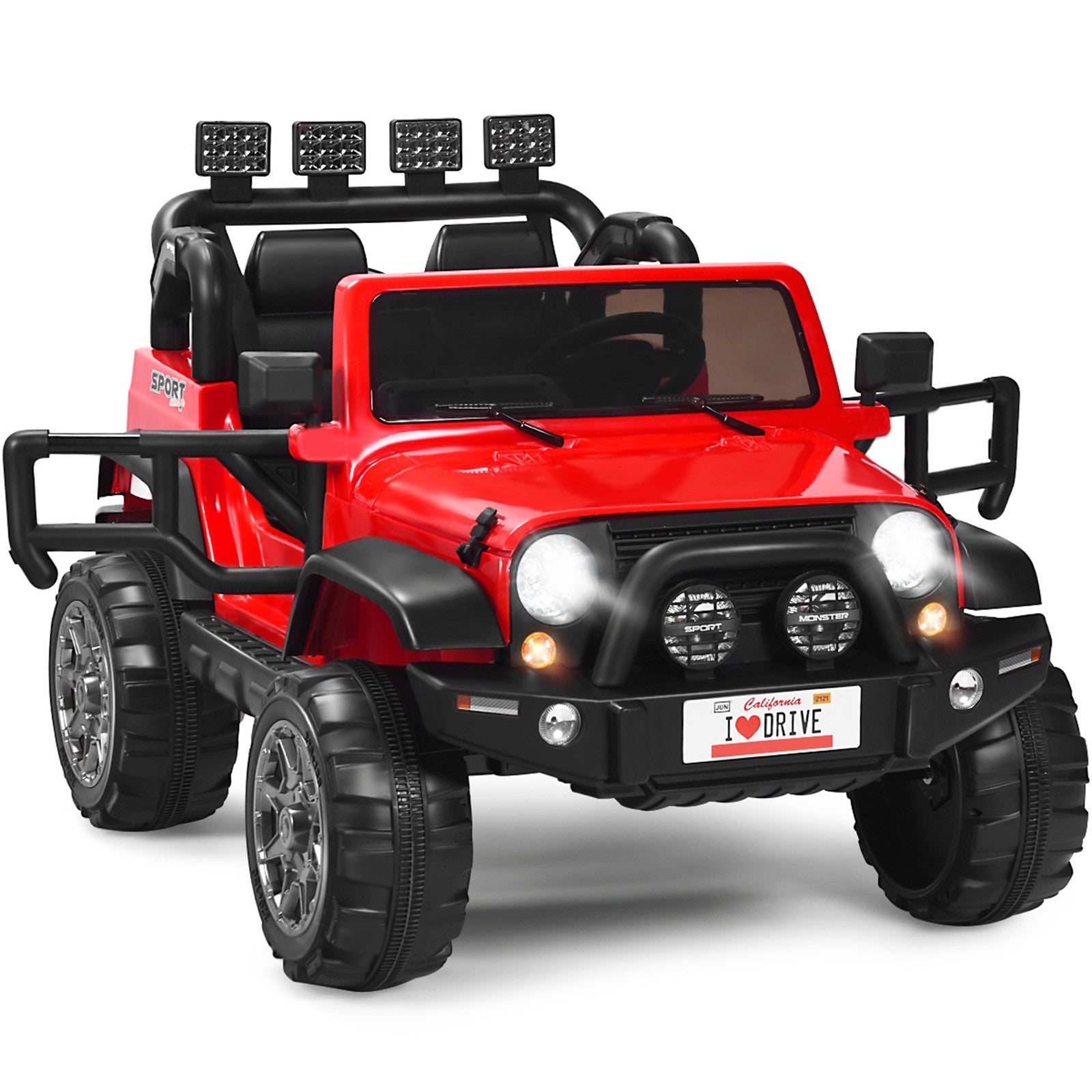12V Electric Kids Ride-On Car with Remote Control, Storage Box, and Music – Red Trend Times 0