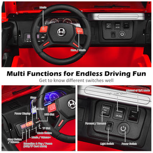 12V Electric Kids Ride-On Car with Remote Control, Storage Box, and Music – Red Trend Times 8