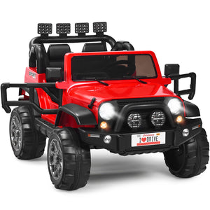 12V Electric Kids Ride-On Car with Remote Control, Storage Box, and Music – Red Trend Times Variant 0