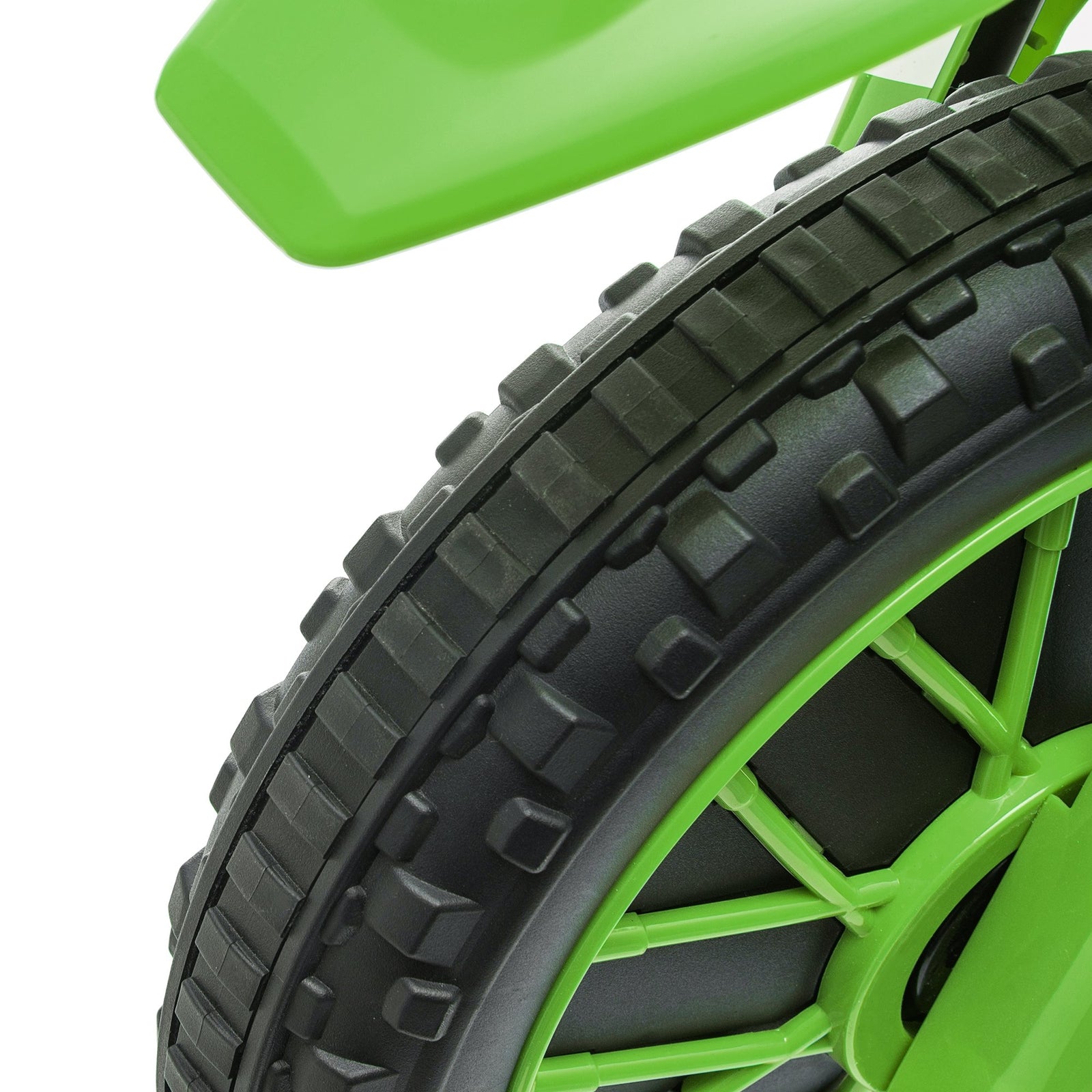 12V Electric Kids Ride-On Dirt Bike Motorcycle Toy with Training Wheels Green Trend Times 11