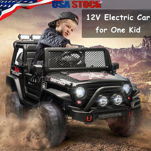 12V Electric 2-Seater Kids Ride-On Jeep Car with Remote Control Trend Times 1
