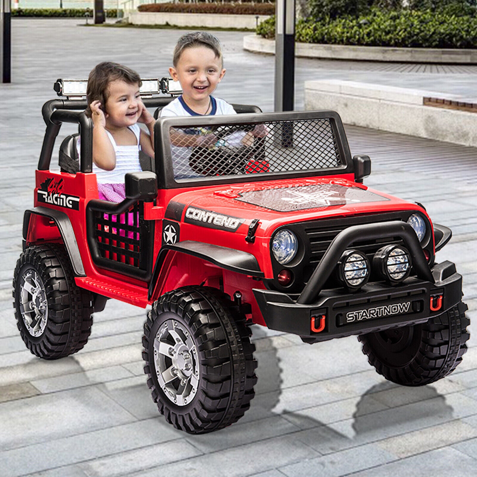 12V Electric Kids Ride-On Jeep Car Truck Toy with Remote Control Trend Times 1