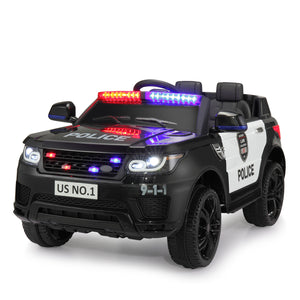 12V Electric Kids Ride-On Police Car with Remote Control, Siren, and Music Trend Times Variant 0