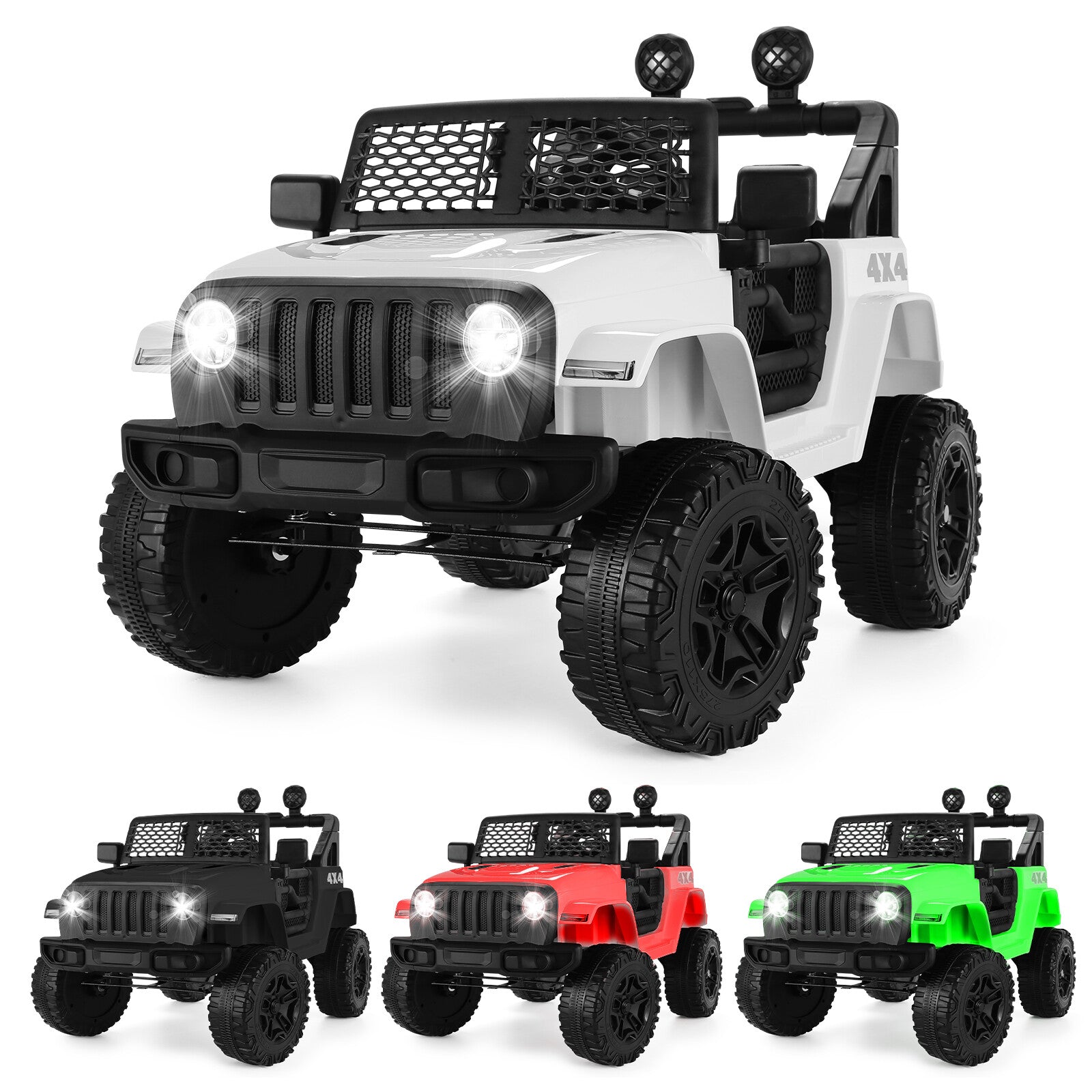 12V Electric Battery-Powered Kids Ride-On Truck with Remote Control Toy Car Trend Times 10