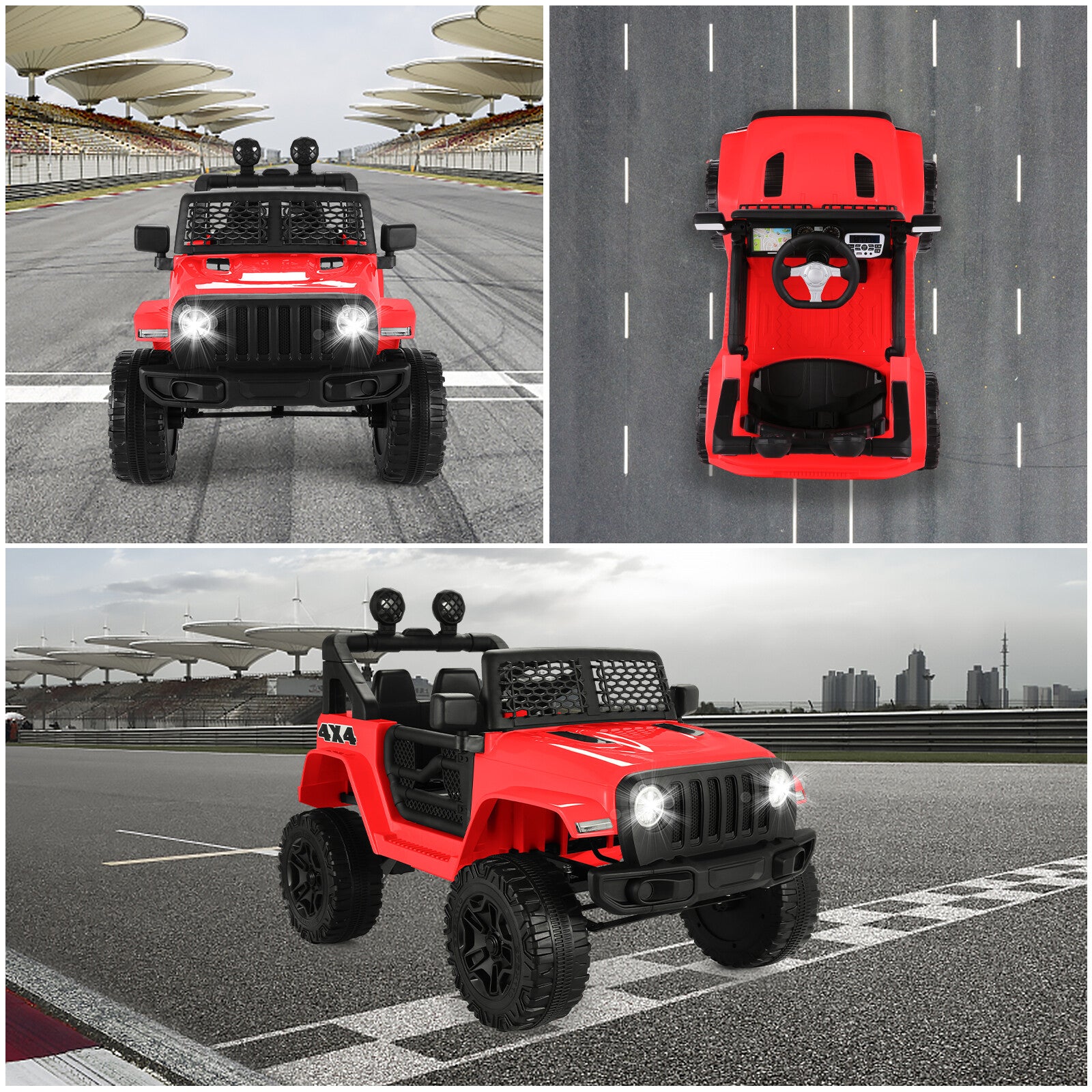 12V Electric Kids Ride-On Truck Battery Powered Toy Car with Remote Control and MP3 Player Trend Times 7