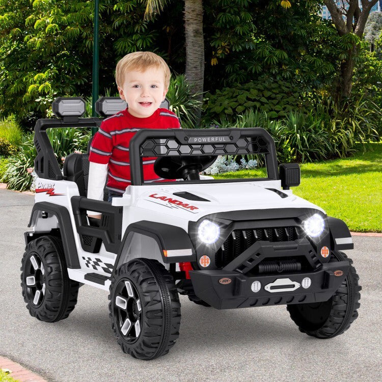 12V Electric Kids Ride-On Truck Toy with 2.4G Remote Control, Power Display, and 3-Speed Settings Trend Times 3