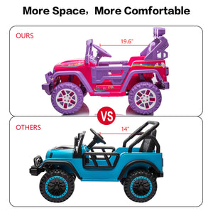 12V Electric Kids Ride-On Truck with Remote Control, DIY Stickers, Dual Motors, and MP3 Player Trend Times 11