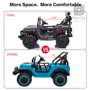 12V Electric Kids Ride-On Truck with Remote Control, DIY Stickers, Dual Motors, and MP3 Player Trend Times 15