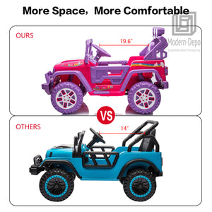 12V Electric Kids Ride-On Truck with Remote Control, DIY Stickers, Dual Motors, and MP3 Player Trend Times 3