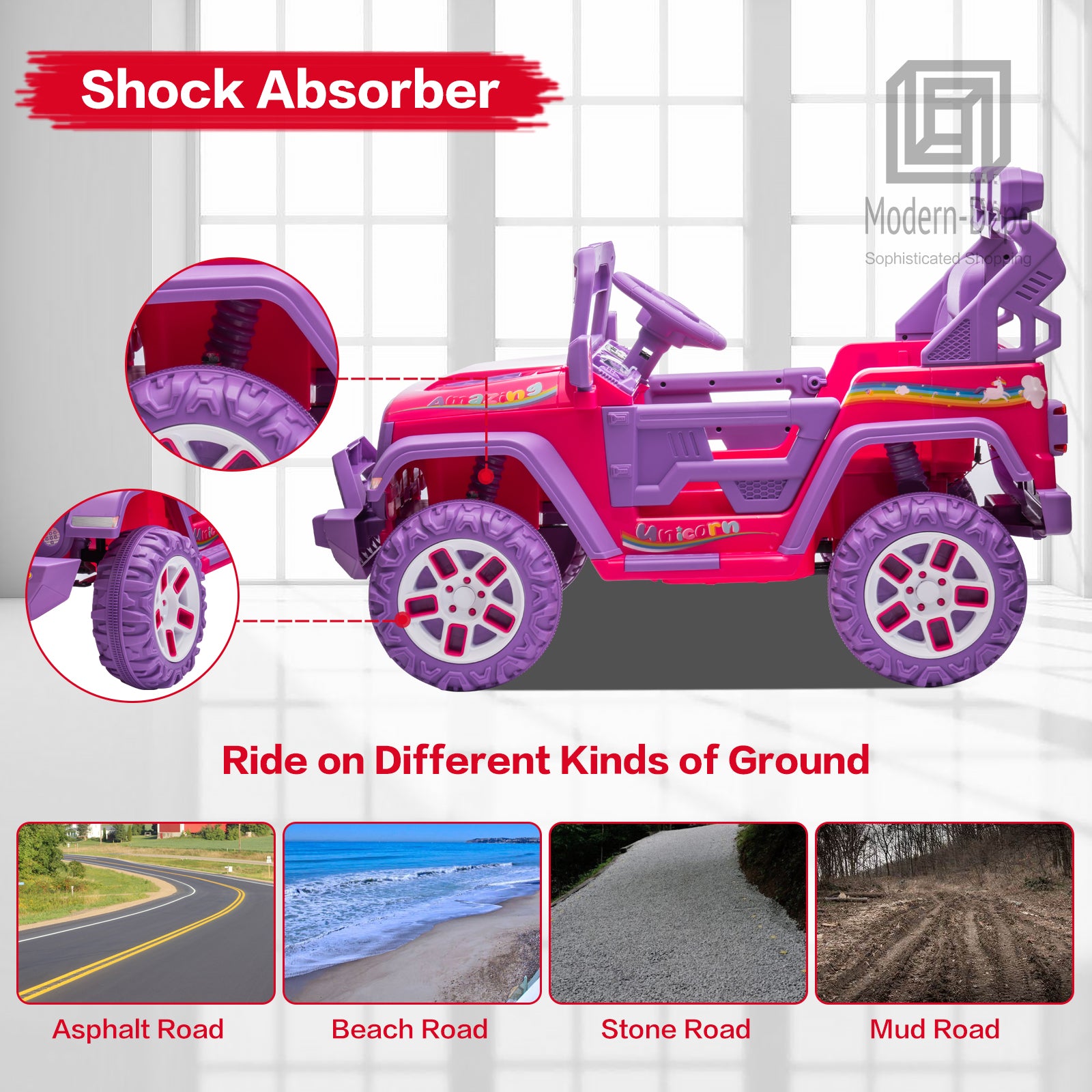 12V Electric Kids Ride-On Truck with Remote Control, DIY Stickers, Dual Motors, and MP3 Player Trend Times 5