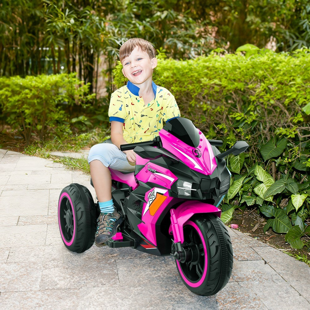 12V Battery-Powered Electric Three-Wheel Motorcycle Ride-On for Kids Trend Times 5