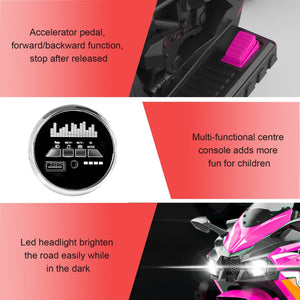 12V Battery-Powered Electric Three-Wheel Motorcycle Ride-On Toy for Kids Trend Times 8