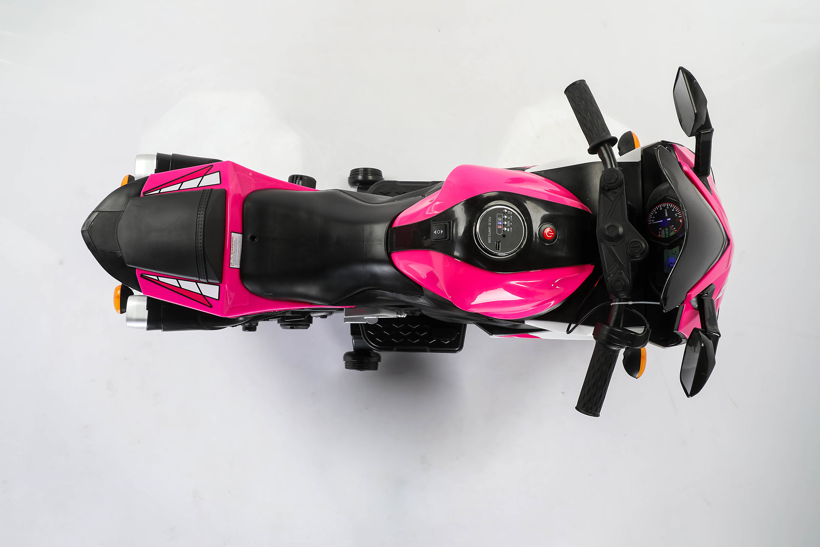 12V Electric Kids Ride-On Motorcycle with Training Wheels and Manual Throttle Trend Times 14