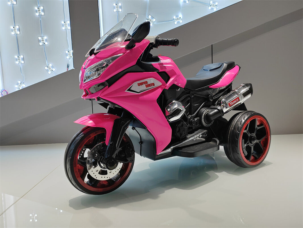 12V Rechargeable Electric Ride-On Motorcycle Toy Bike 1.8-3.2 MPH for Ages 3-6 Trend Times 8